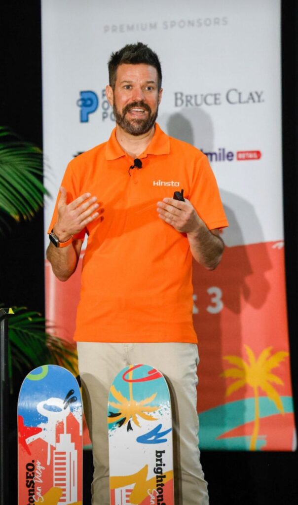 Roger speaking at brightonSEO in San Diego California USA. Book him as your next WordPress Community Speaker.